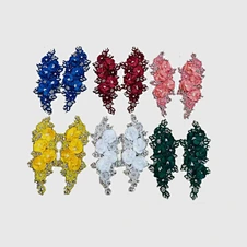 table decorated with beads